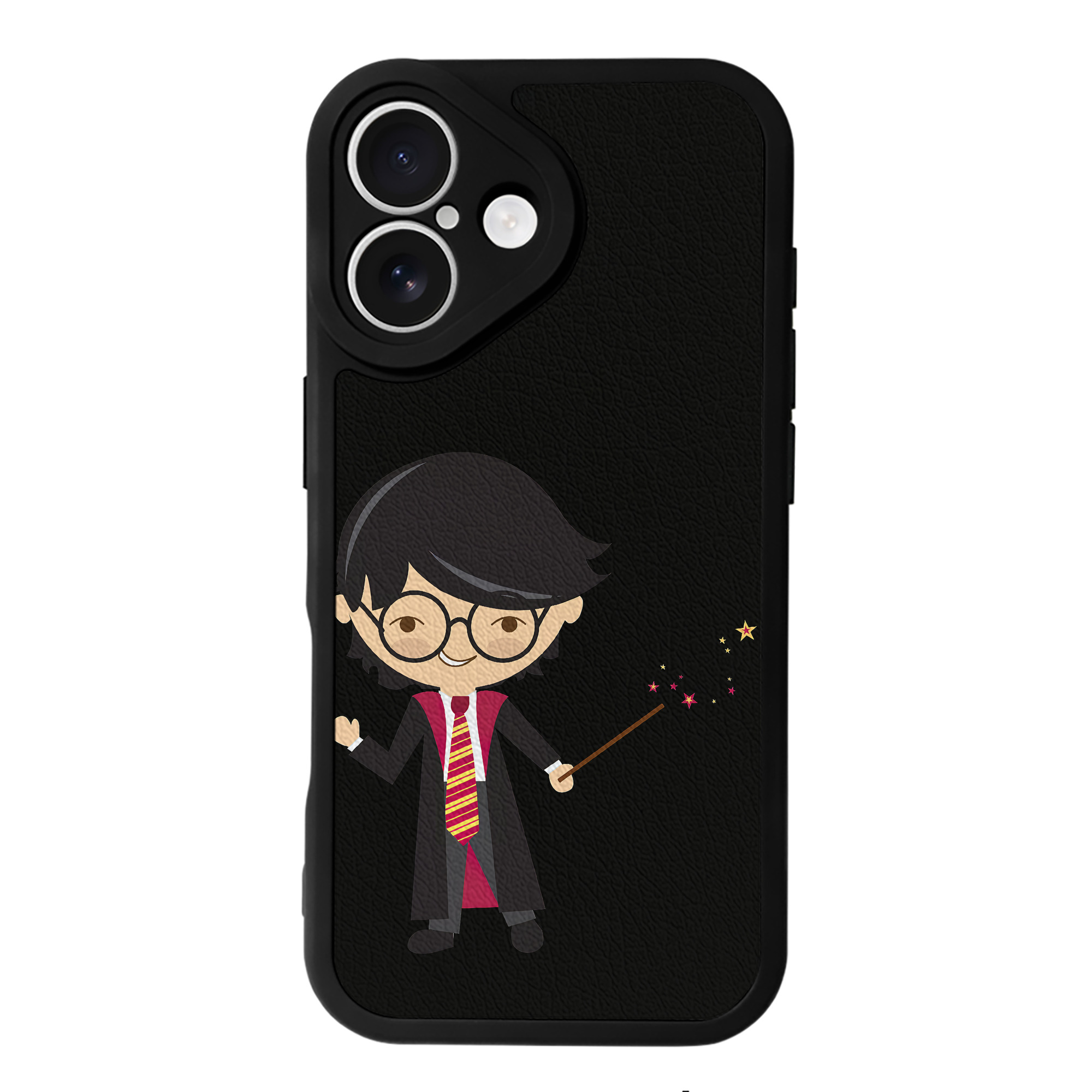 （画像用） Harry Potter ハリー・ポッターシリーズ 【iPhone 16シリーズ対応】シリコンスマホケース（レザー調） 材質：シリコン